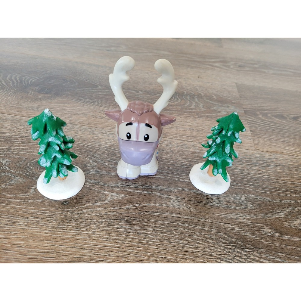 Disney Frozen Sven Figure with Trees Cake Topper Playset Toy #5‎